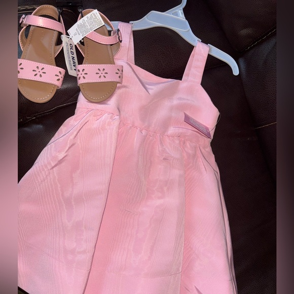 Rare Editions Pink Dress and Pink Sandals Size:8 - Picture 3 of 7